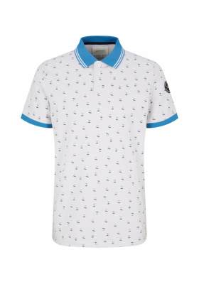 TOM TAILOR Parasol 1622, Fehér Rövid Ujjú Ingpóló