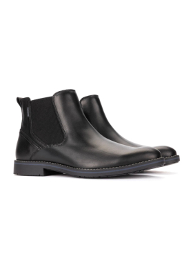 PIKOLINOS Leon M4V-8063, Fekete Bőr Chelsea