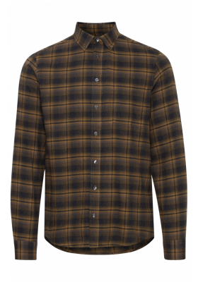 CASUAL FRIDAY Anton 4779, Barna Kockás Hosszú Ujjú Ing