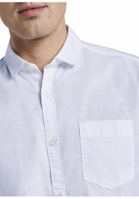 TOM TAILOR 0008, Fehér Rövid Ujjú Ing