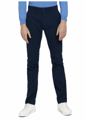 TOM TAILOR Structure 4601, Kék Chinonadrág