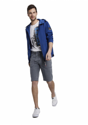 TOM TAILOR Pigment Topped 6280, Kék Chino Rövidnadrág