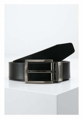 BUGATTI 1373, Fekete-Barna Bőr Öv, Kétoldalas