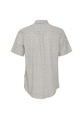 CASUAL FRIDAY Anton 5069, Zöld Mintás Rövid Ujjú Ing