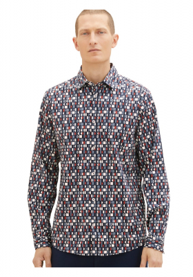 TOM TAILOR 7456, Kék Hosszú Ujjú Ing