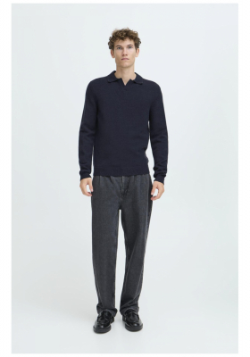 CASUAL FRIDAY Karl 5311, Sötétkék Kötött Pulóver