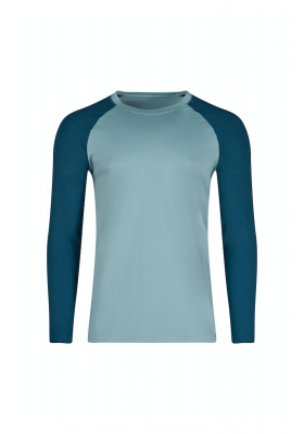 SKINY Mix & Match 0509, Világoskék Hosszú Ujjú Pizsama, Póló