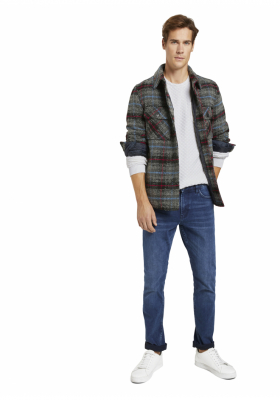 TOM TAILOR Structured knit 2585, Fehér Kötött Pulóver