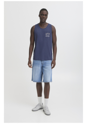 BLEND Jerik 8289, Kék Ujjatlan lóló