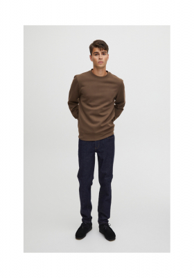 CASUAL FRIDAY Sebastian 4731, Barna Környakú Pulóver, NOOS