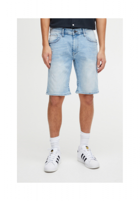 BLEND Twister Fit 3327, Koptatottkék Farmer Rövidnadrág