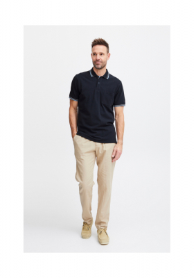 FQ1924 Peter 0636, Sötétkék Rövid Ujjú Ingpóló