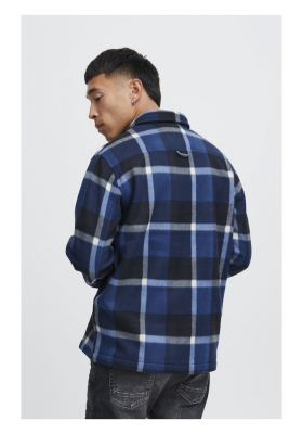 BLEND 6348, Kék Kockás Ingkabát