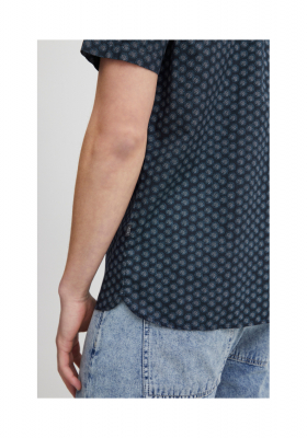 CASUAL FRIDAY Anton 4660, Kék Rövid Ujjú Ing 