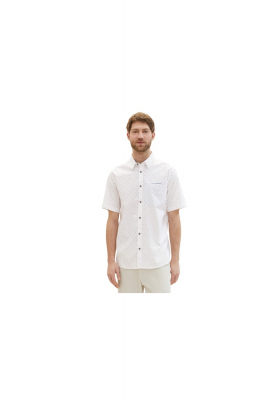 TOM TALILOR 0138, Fehér Rövid Ujjú Ing