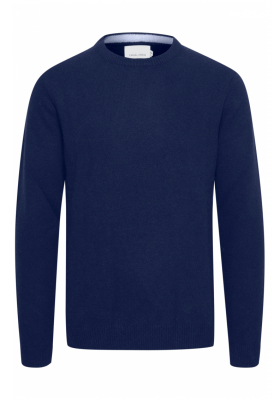 CASUAL FRIDAY Karl 3970, Kék Kötött Gyapjú Pulóver, NOOS