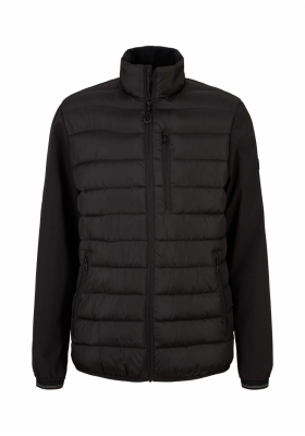 TOM TAILOR DENIM Hybrid 9241, Fekete Átmeneti Dzseki