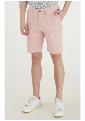 BLEND Palm Trees 2192, Rózsaszín Chino Rövidnadrág