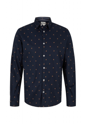 TOM TAILOR 2364, Kék Hosszú Ujjú Ing