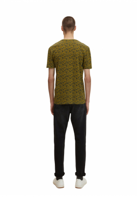 TOM TAILOR Camo 62, Zöld Rövid Ujjú Póló