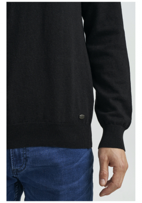 BLEND Nolen 2883, Fekete Kötött Pulóver