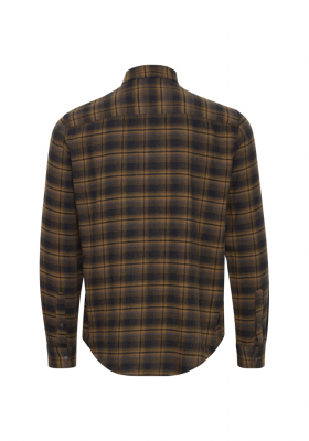 CASUAL FRIDAY Anton 4779, Barna Kockás Hosszú Ujjú Ing