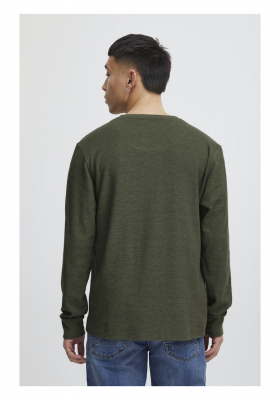 BLEND Noble Granddad 2117, Zöld Hosszú Ujjú Póló