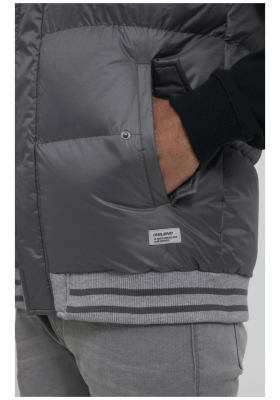 BLEND Hoody Vest 3196, Szürke Mellény