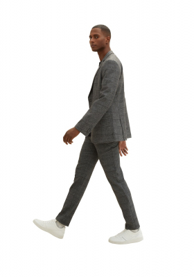 TOM TAILOR 8997, Szürke-Fekete Kockás Chinonadrág