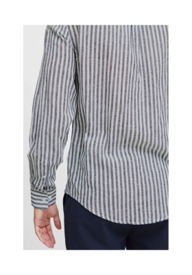 CASUAL FRIDAY Anton 4974, Sötétkék Csíkos Hosszú Ujjú Ing