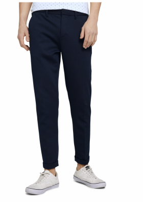 TOM TAILOR DENIM Jersey 3992, Kék Chinonadrág