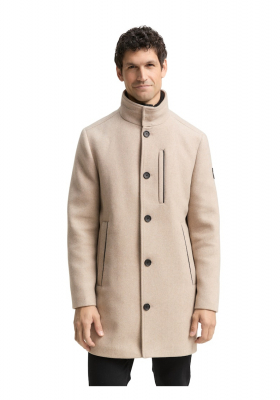 TOM TAILOR 8486, Drapp 2in1 Szövetkabát