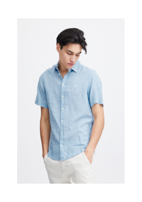 CASUAL FRIDAY Aksel 3886 Világoskék Rövid Ujjú Ing