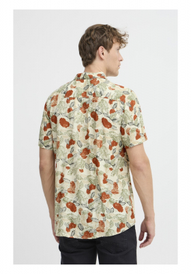 BLEND Abdel 7691, Virágos Rövid Ujjú Ing