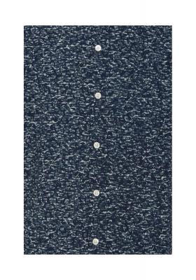 CASUAL FRIDAY Anton 4574, Kék Mintás Rövid Ujjú Ing