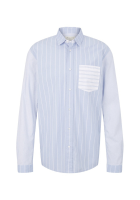 TOM TAILOR DENIM 2372, Kék Hosszú Ujjú Ing 