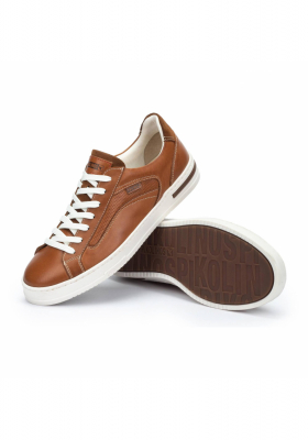 PIKOLINOS Xativa M1K-6307C3, Barna Borjúbőr Félcipő BRANDY