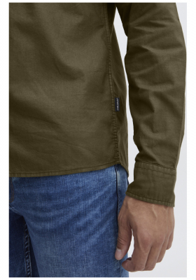 BLEND Bugley 4746, Zöld Hosszú Ujjú Ing