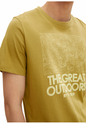 TOM TAILOR Outdoors 52, Zöld Rövid Ujjú Póló