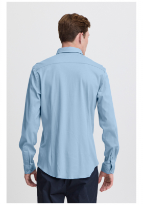 CASUAL FRIDAY Arthur, 4841 Egszínkék Hosszú Ujjú Ing, NOOS