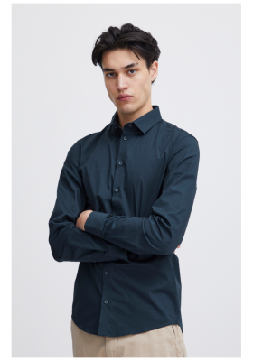 CASUAL FRIDAY Palle 0924, Sötétkék Hosszú Ujjú Ing