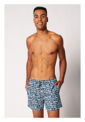 SKINY Swimen 6255, Kék Tengerpart Szörfnadrág