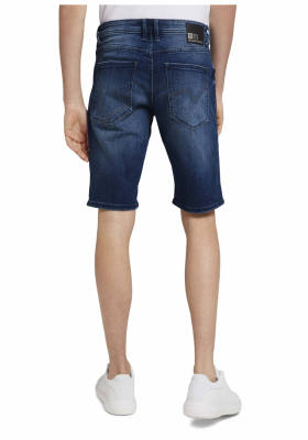 TOM TAILOR DENIM Regular Fit 4511, Kék Farmer Rövidnadrág