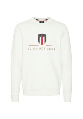 FQ1924 William 0659, Fehér Környakú Pulóver