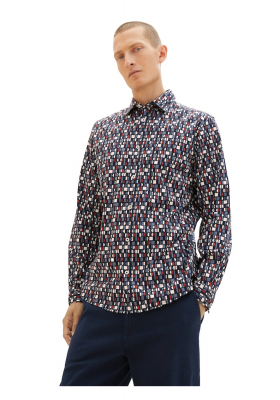 TOM TAILOR 7456, Kék Hosszú Ujjú Ing