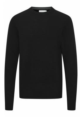 CASUAL FRIDAY Karl 3970, Fekete Kötött Gyapjú Pulóver, NOOS