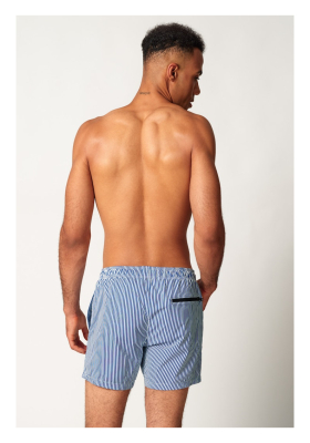 SKINY Swimen 7300, Kék Csíkos Szörfnadrág