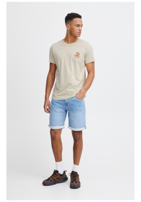 BLEND 7039, Homokszínű Rövid Ujjú Póló