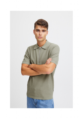 CASUAL FRIDAY Karl 4994, Zöld Rövid Ujjú Kötött Pulóver