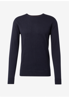 TOM TAILOR Basic O-Neck 2819, Kék Kötött Pulóver